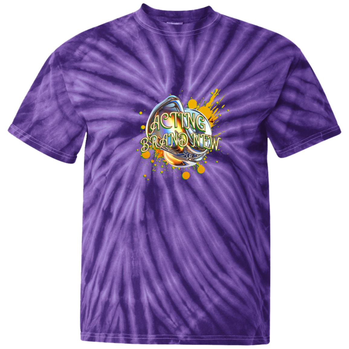 Acting Brand New 100% Cotton Tie Dye T-Shirt