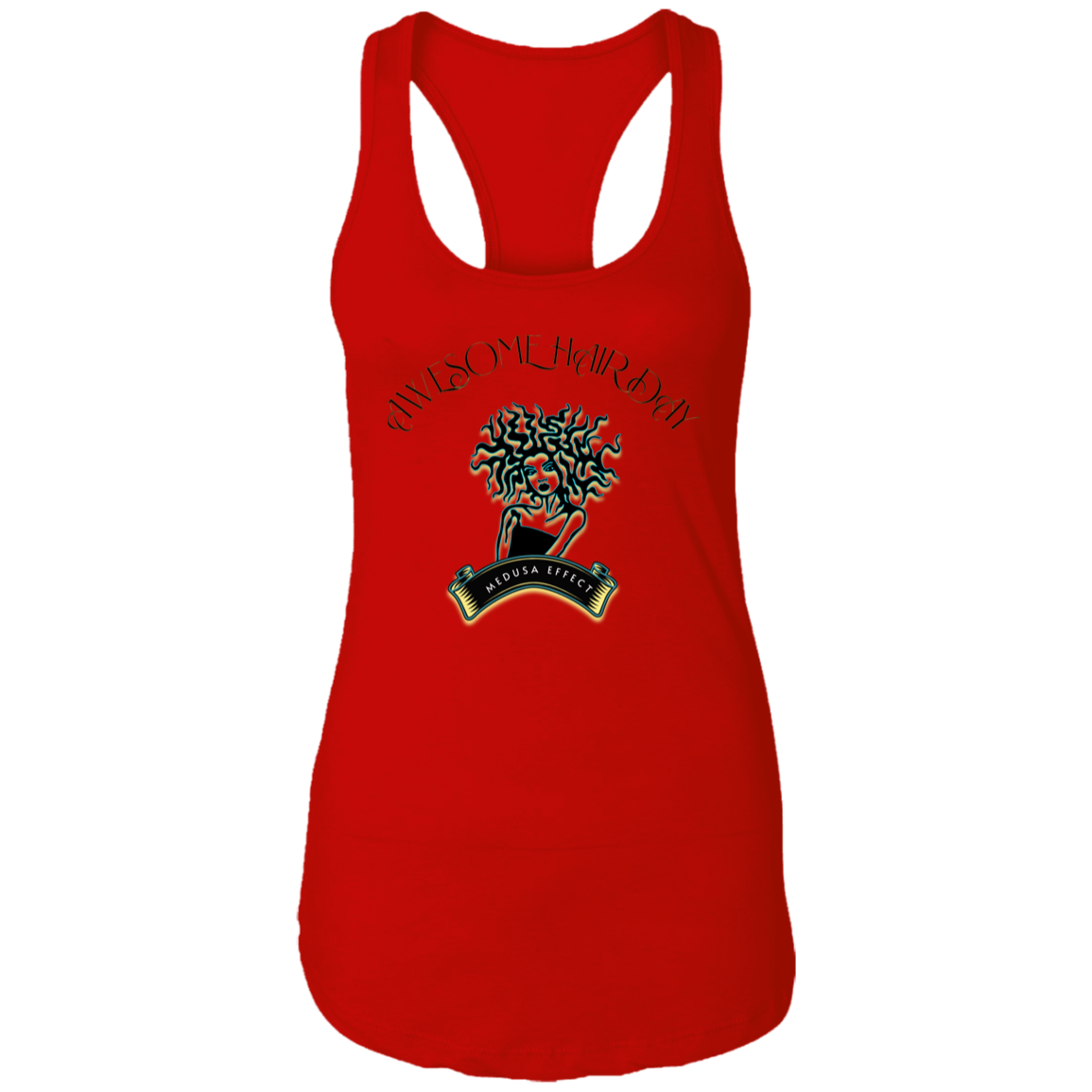 Awesome Hair Day Ladies Ideal Racerback Tank