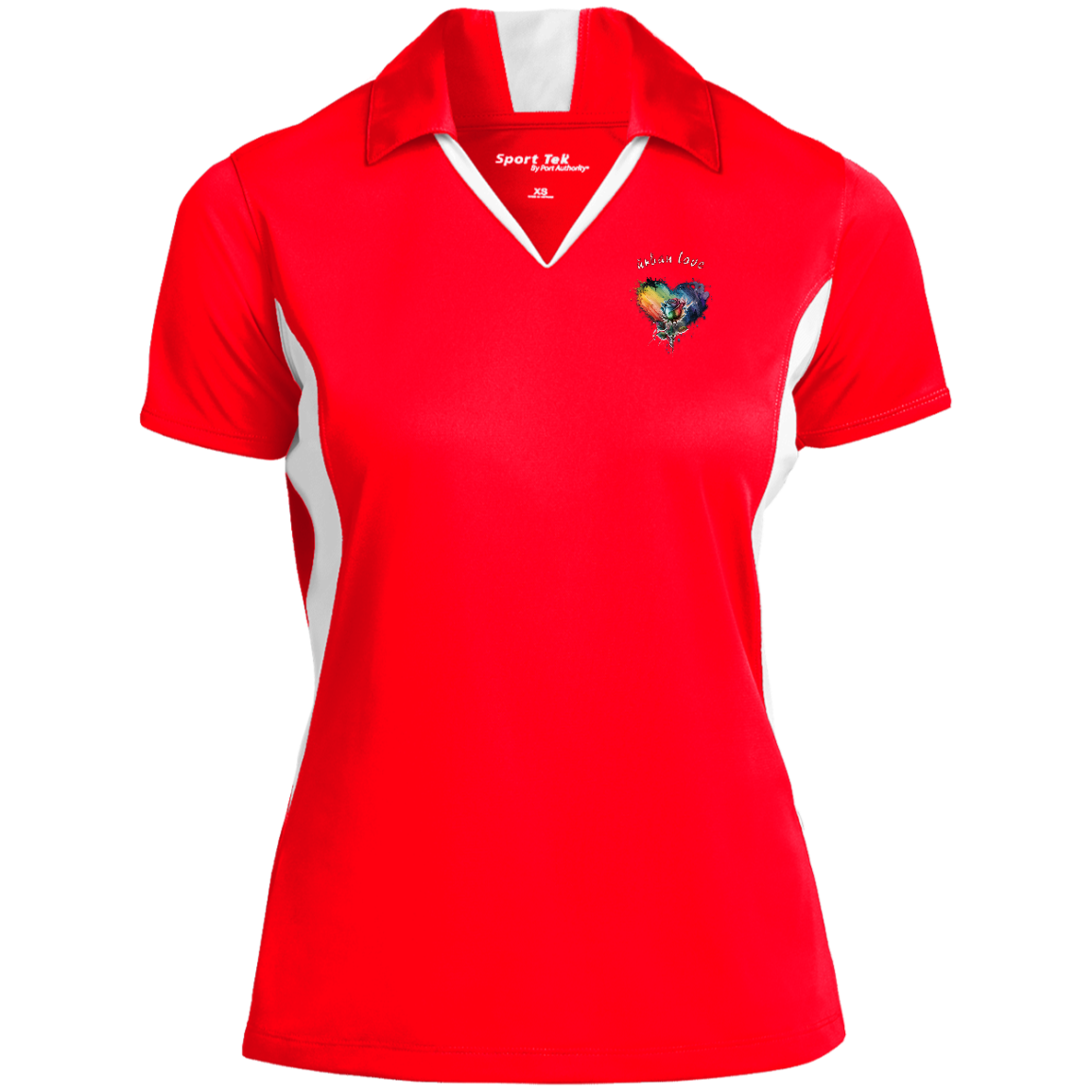 Urban Love Ladies' Colorblock Performance Polo