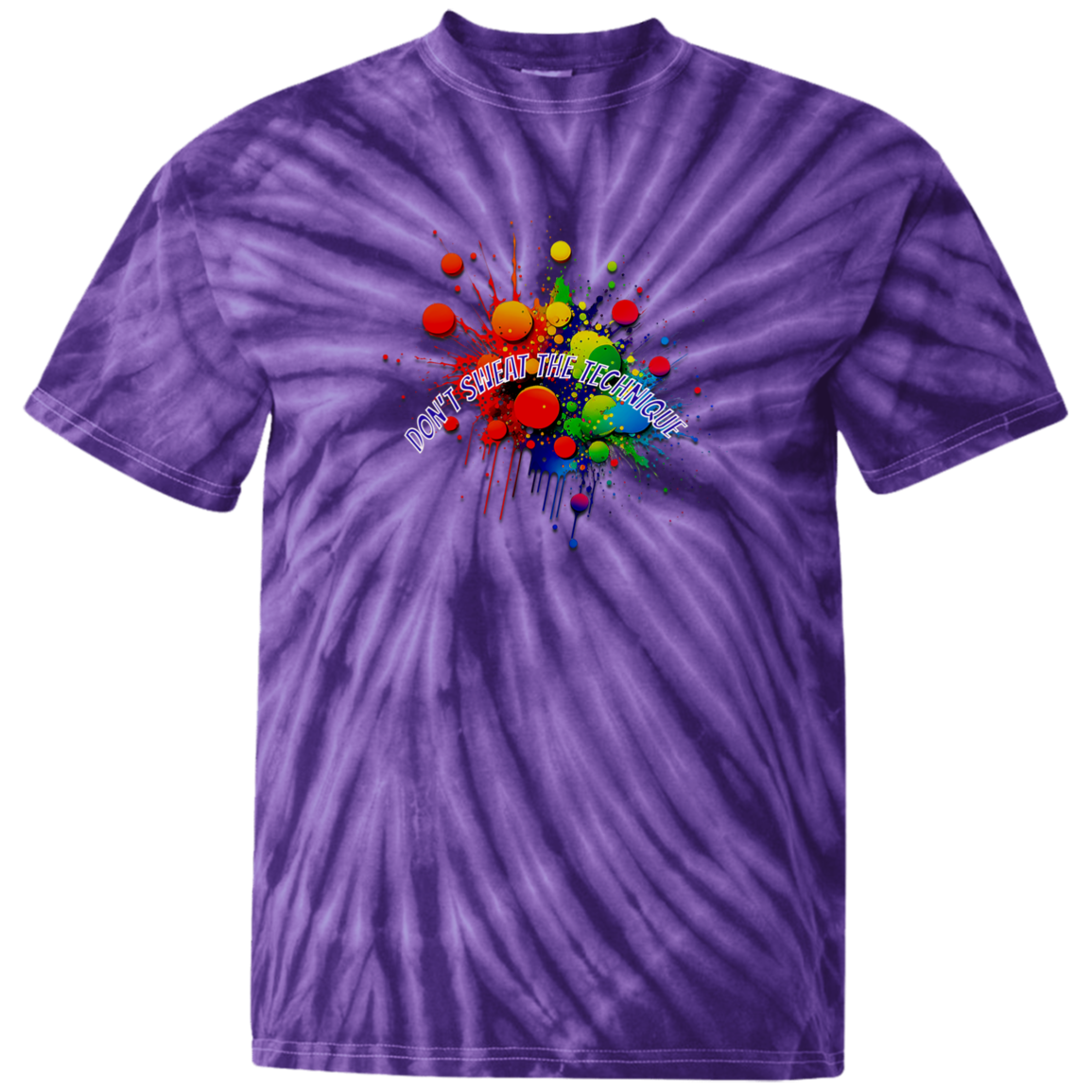 Don't Sweat the Technique Cotton Tie Dye T-Shirt