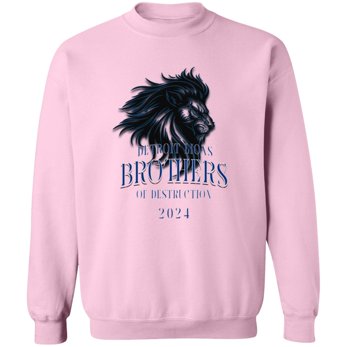 Detroit Lions Brothers of Destruction Gildan Crewneck Pullover Sweatshirt