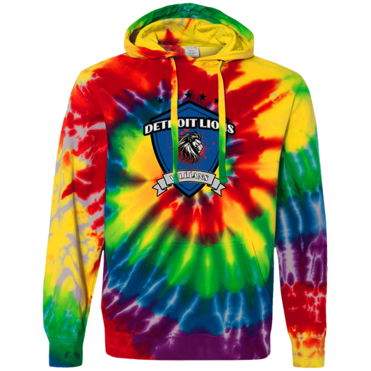 Detroit Lions Vilain Unisex Tie-Dyed Pullover Hoodie