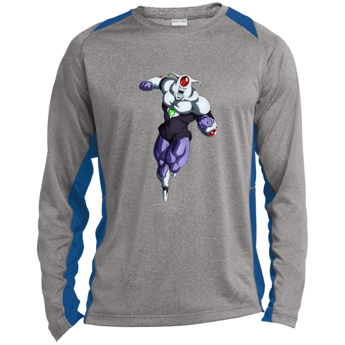 Agnilasa DBS Long Sleeve Heather Colorblock Performance Tee