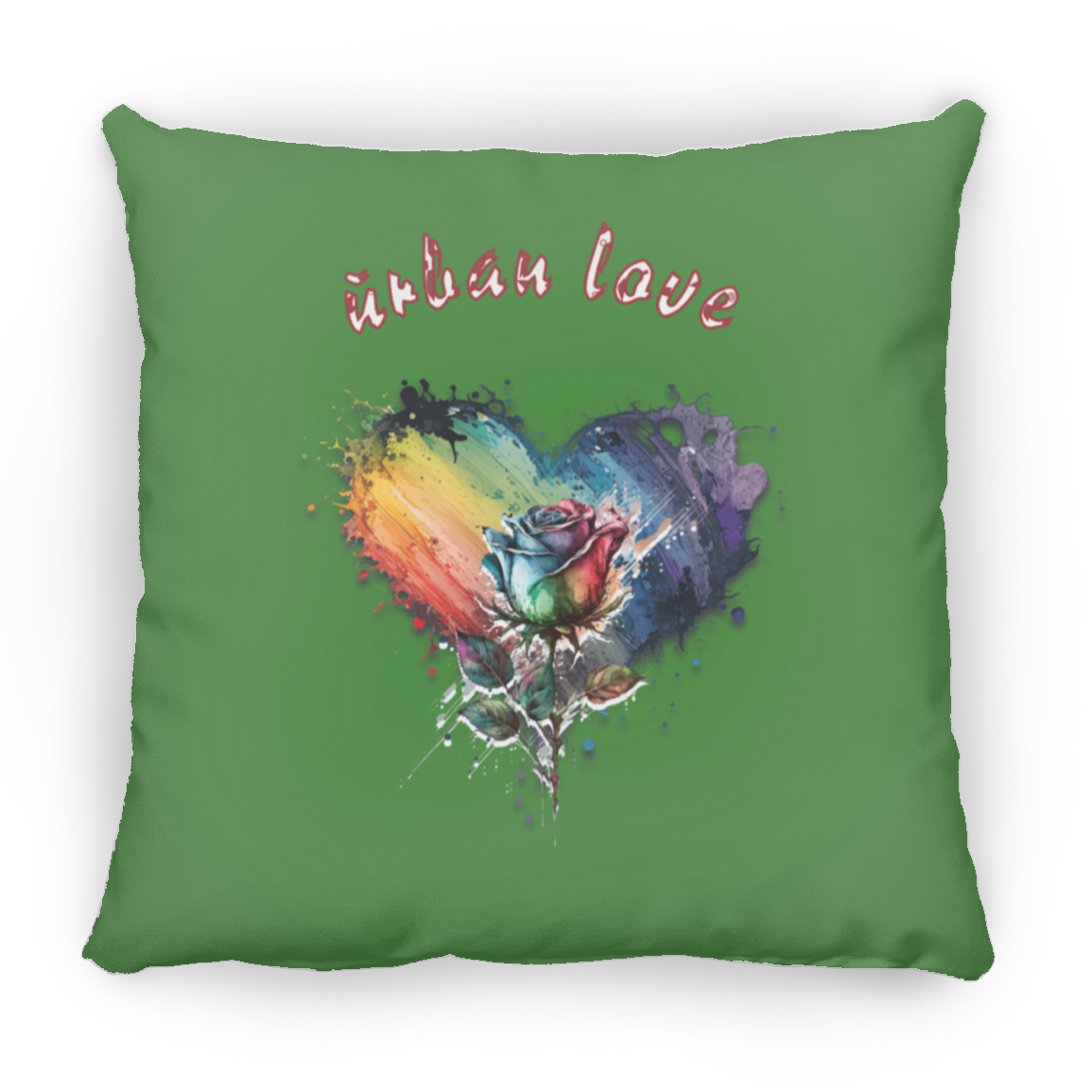 Urban Love Small Square Pillow