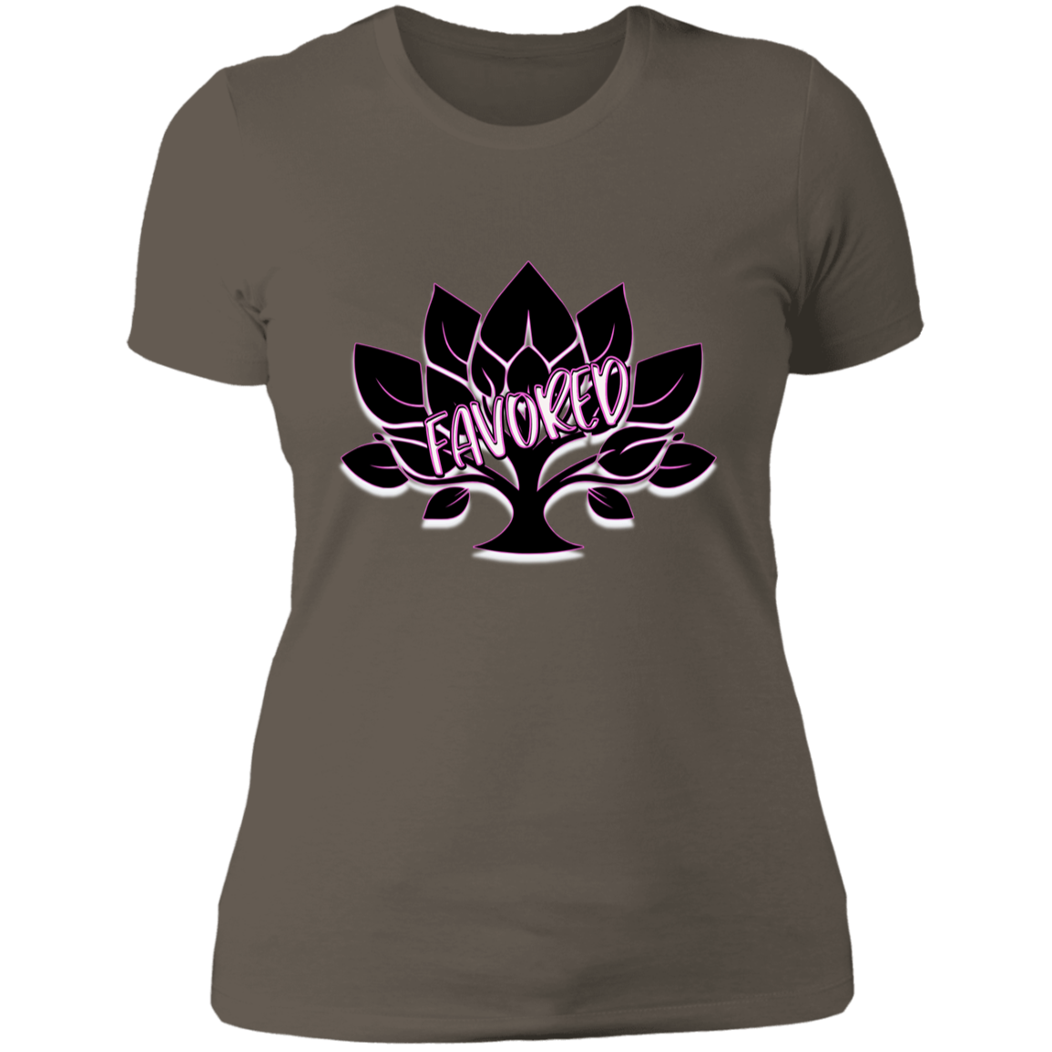 Favored Pink Ladies' Boyfriend T-Shirt
