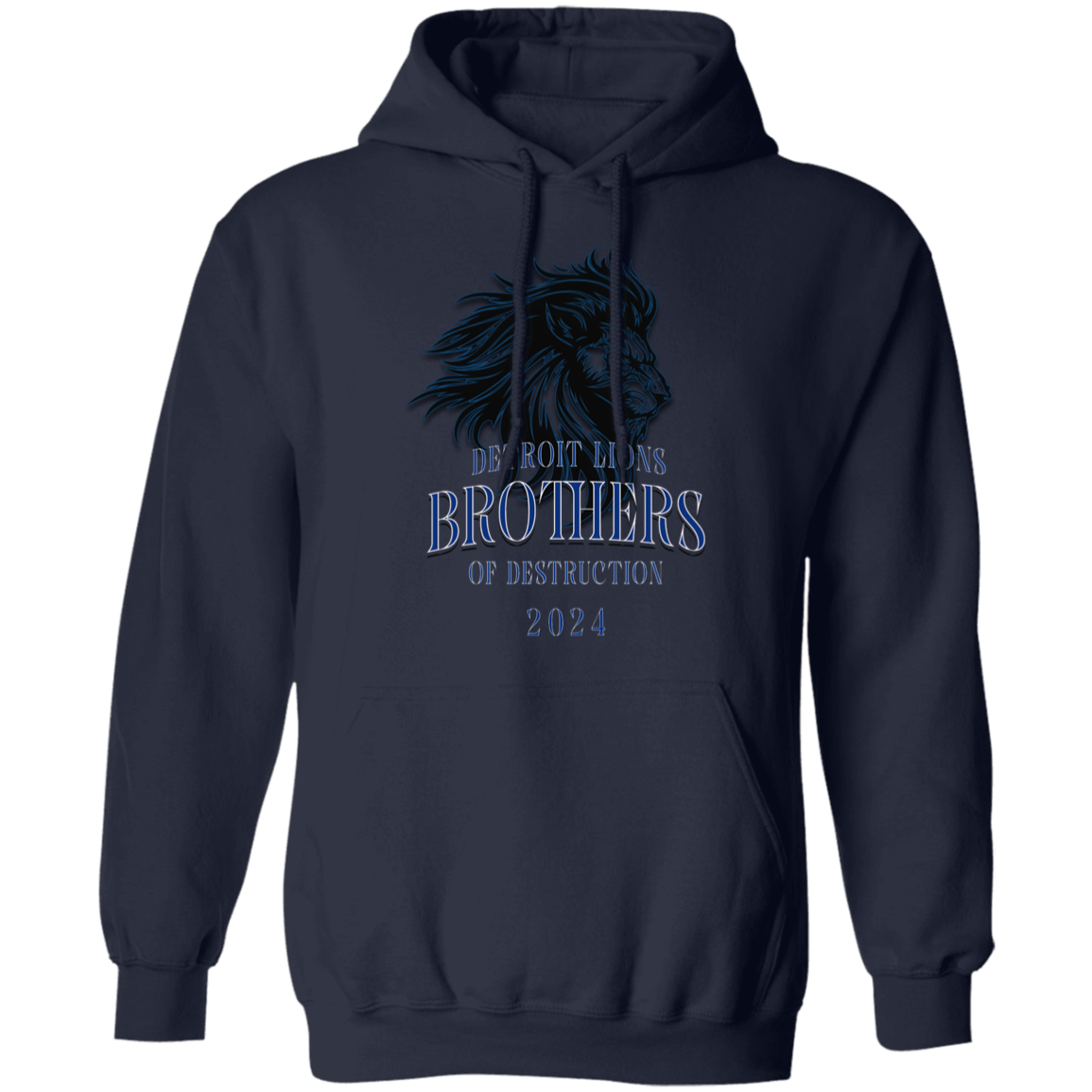 Detroit Lions Brothers of Destruction Gildan Pullover Hoodie