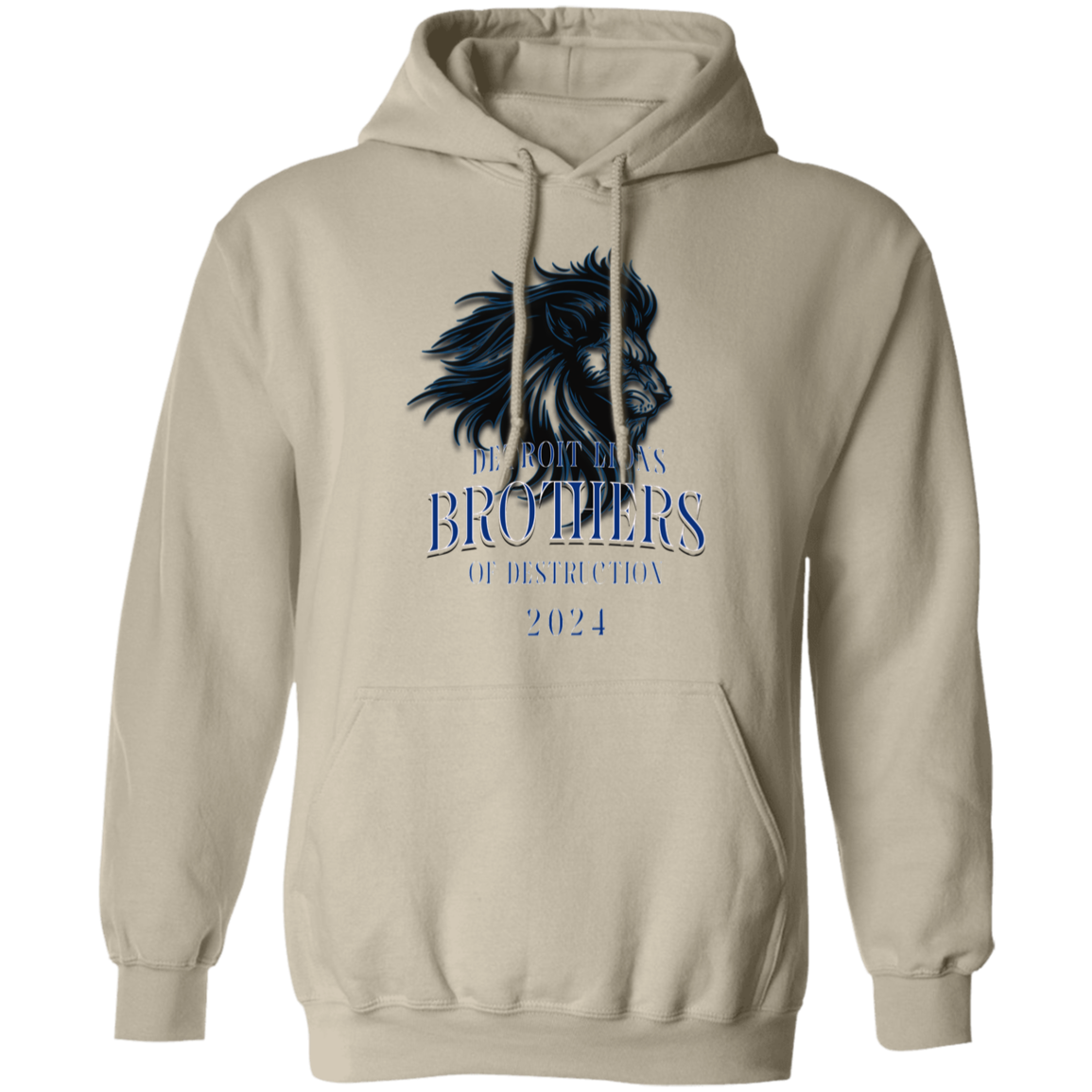 Detroit Lions Brothers of Destruction Gildan Pullover Hoodie