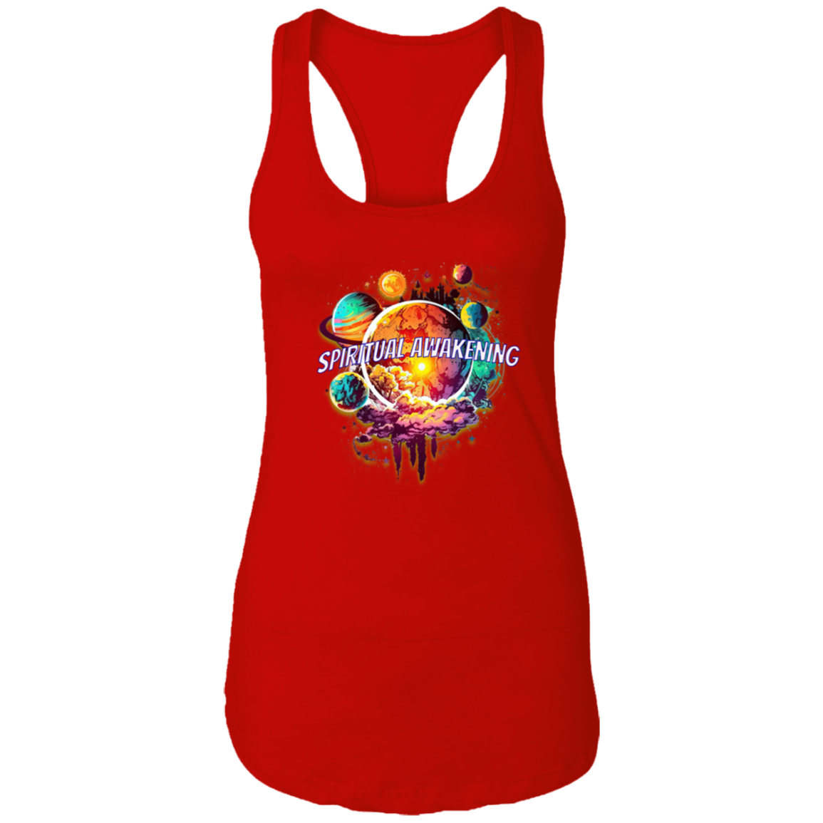 Spiritual Awakening Ladies Ideal Racerback Tank