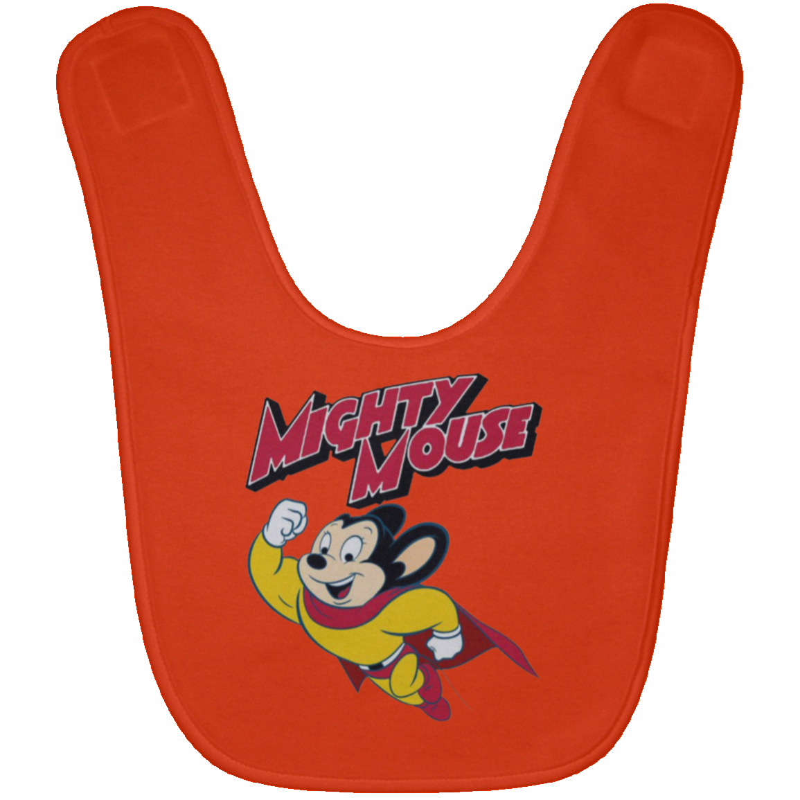 Mighty Mouse Baby Bib