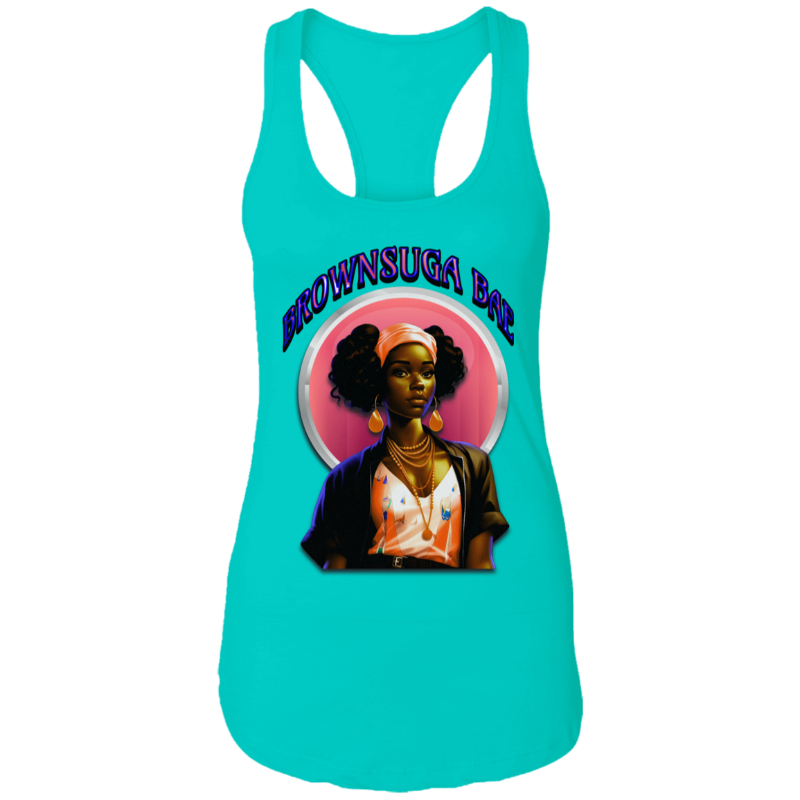 BrownSuga Bae Ladies Ideal Racerback Tank