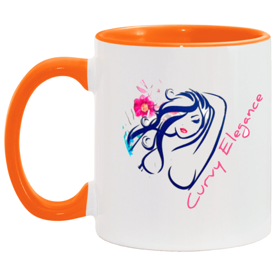 Curvy Elegance 11oz Accent Mug