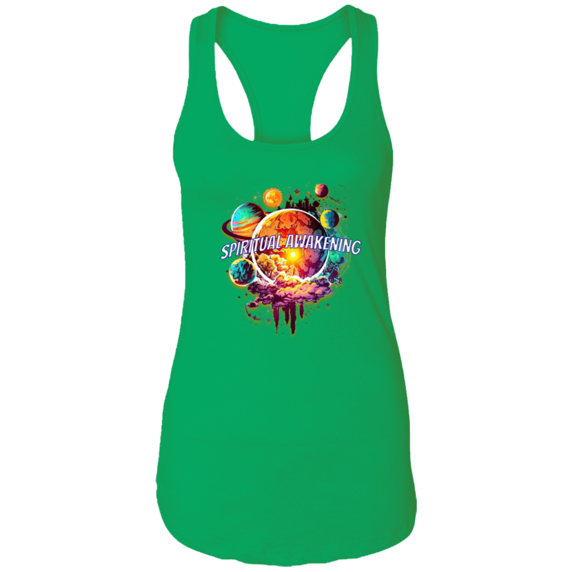 Spiritual Awakening Ladies Ideal Racerback Tank