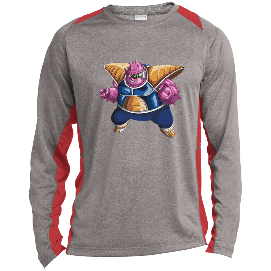 Dodoria DBS Long Sleeve Heather Colorblock Performance Tee