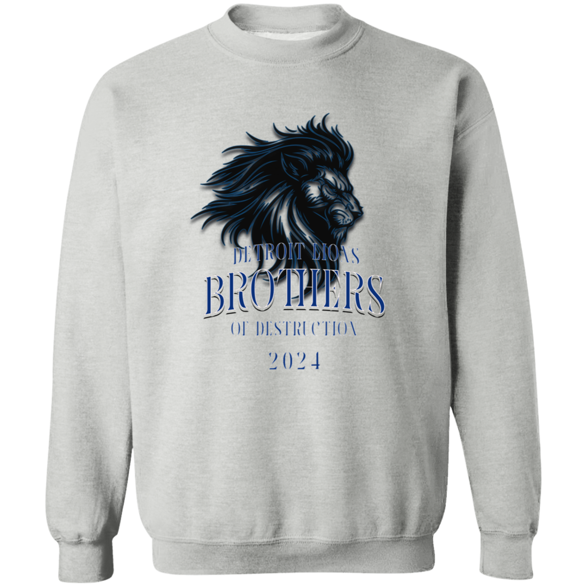 Detroit Lions Brothers of Destruction Gildan Crewneck Pullover Sweatshirt