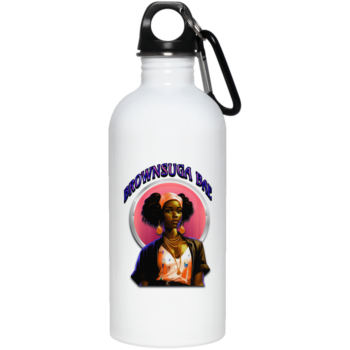 BrownSuga Bae 20 oz. Stainless Steel Water Bottle