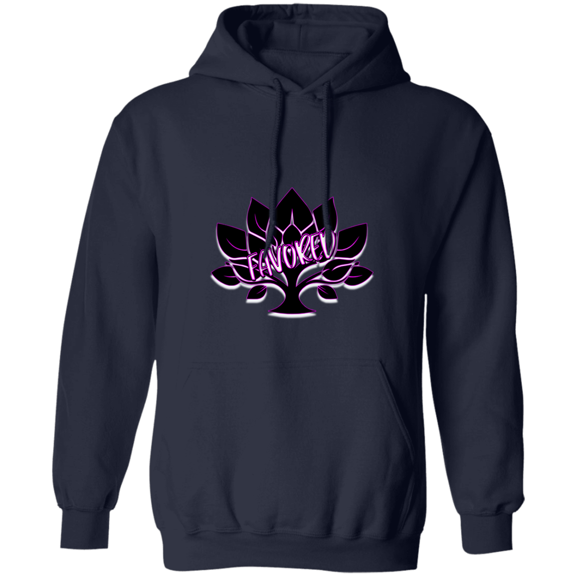 Hot Pink Favored Gildan Pullover Hoodie