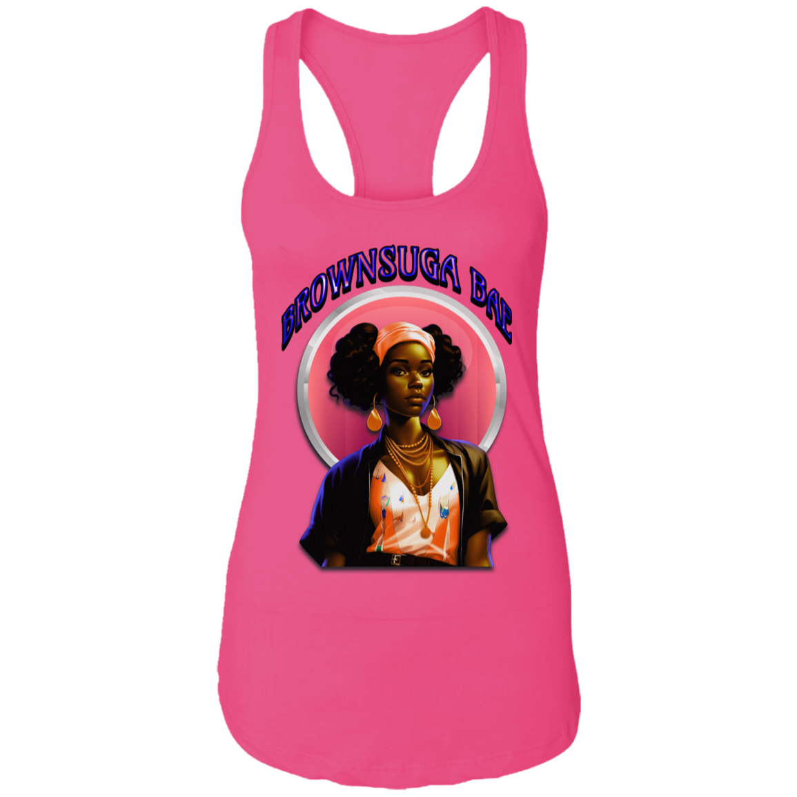 BrownSuga Bae Ladies Ideal Racerback Tank