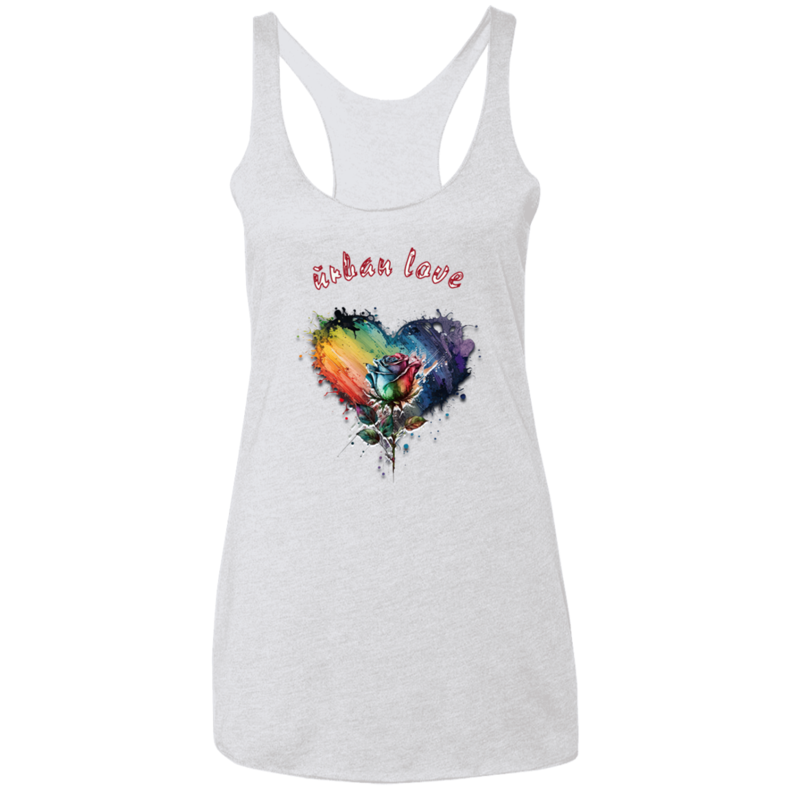 Urban Love Ladies' Triblend Racerback Tank