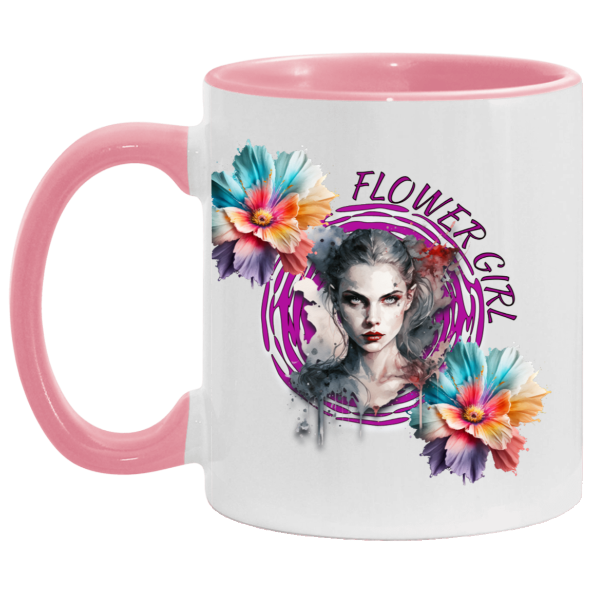 Flower Girl 11oz Accent Mug