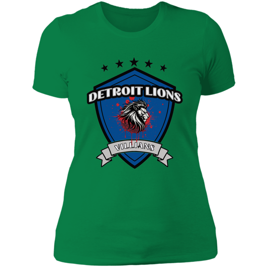 Detroit Lions Villains Ladies' Boyfriend T-Shirt