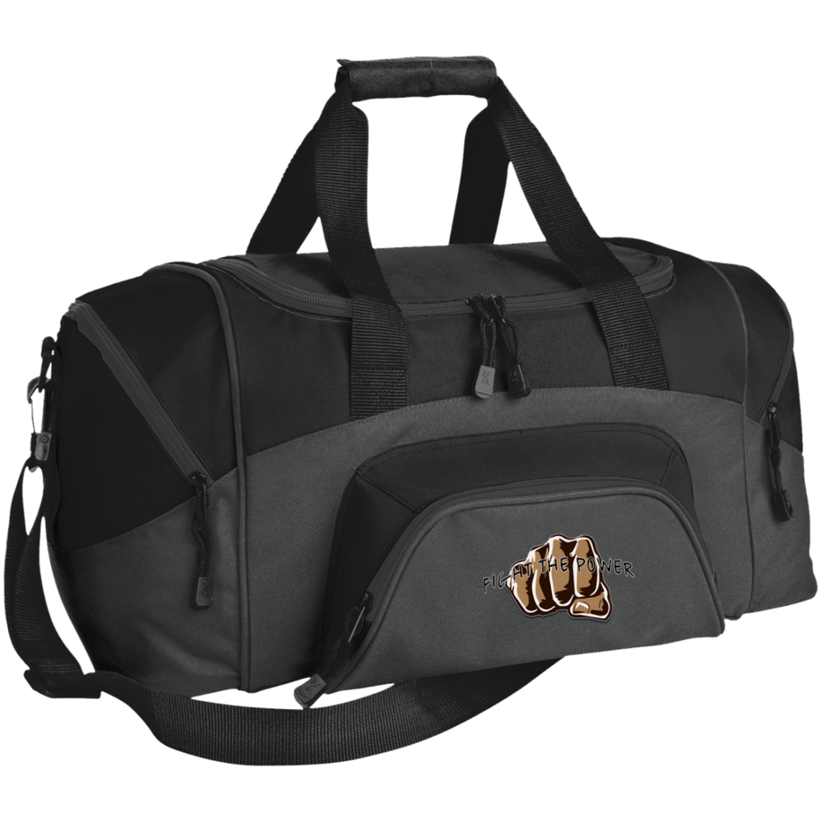 Fight the Power Small Colorblock Sport Duffel Bag