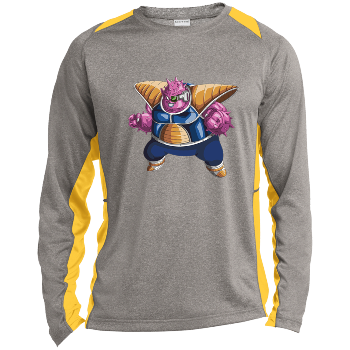 Dodoria DBS Long Sleeve Heather Colorblock Performance Tee