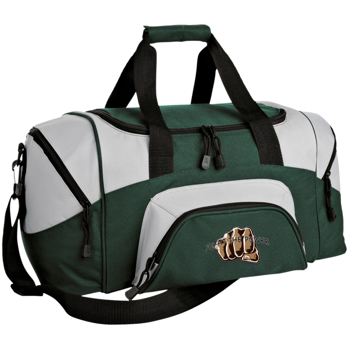 Fight the Power Small Colorblock Sport Duffel Bag