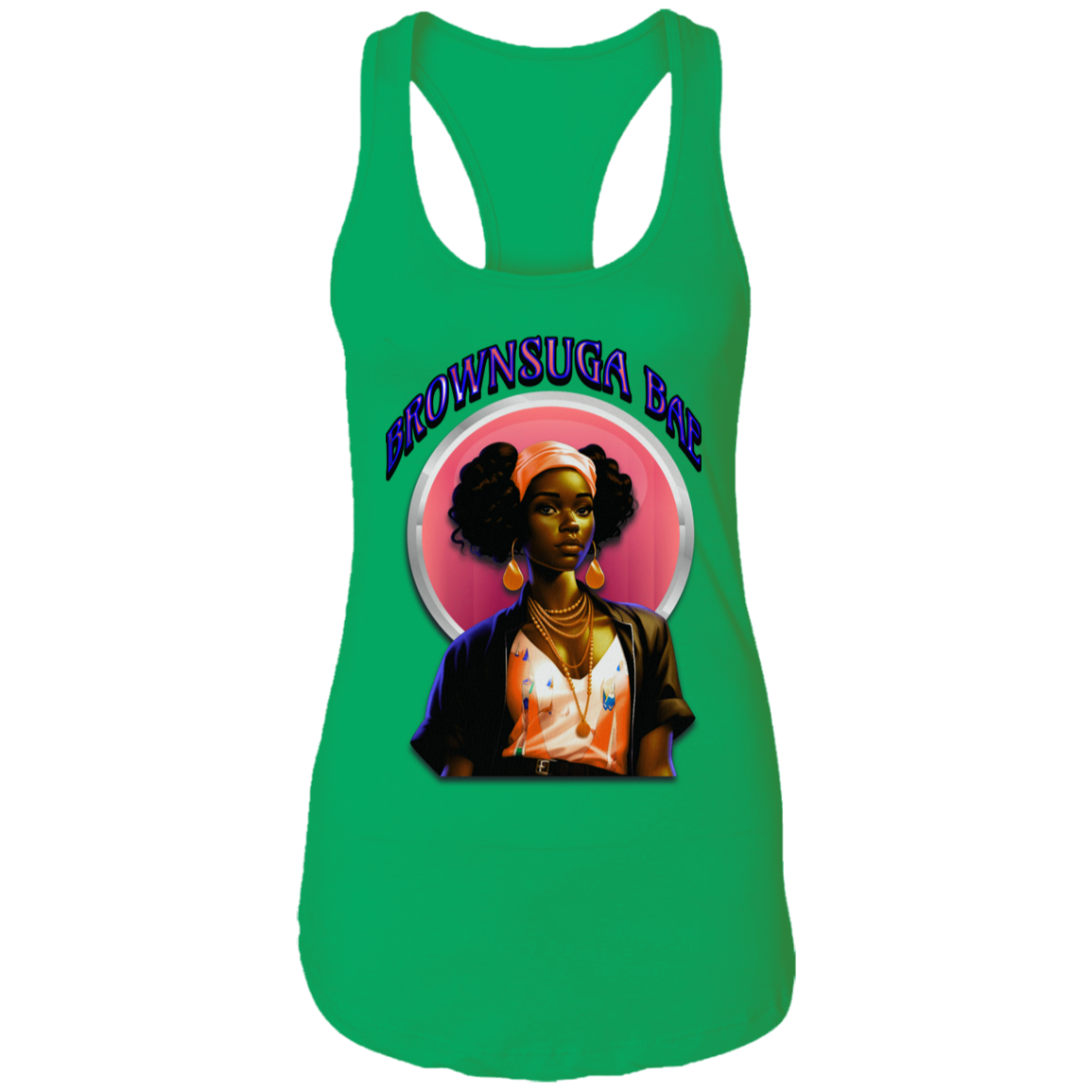 BrownSuga Bae Ladies Ideal Racerback Tank