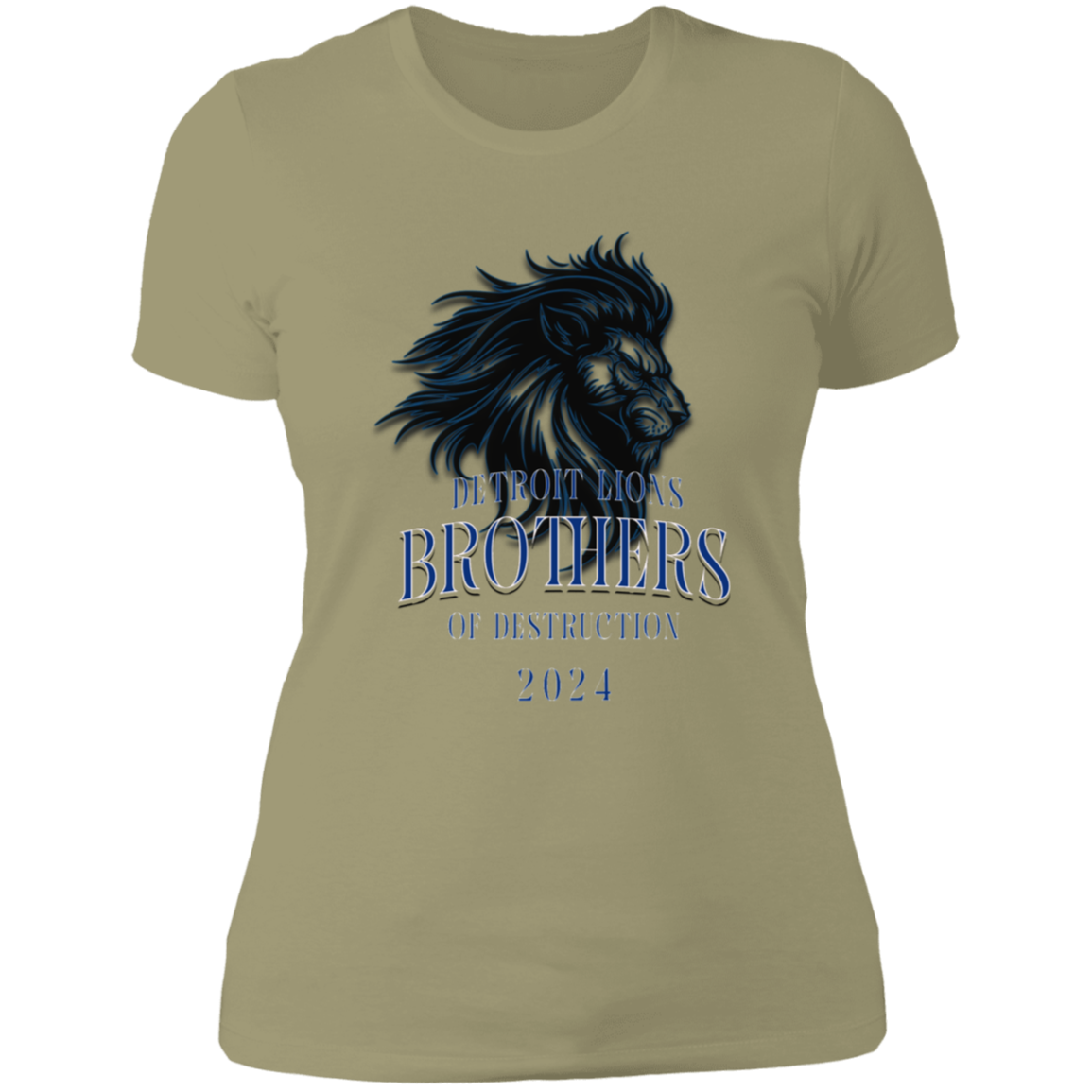 Detroit Lions Brothers of Destruction Ladies' Boyfriend T-Shirt