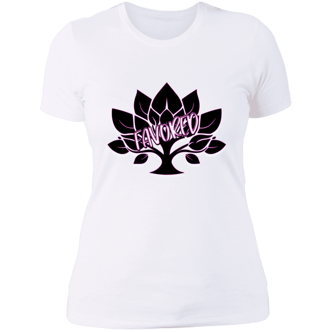 Favored Pink Ladies' Boyfriend T-Shirt