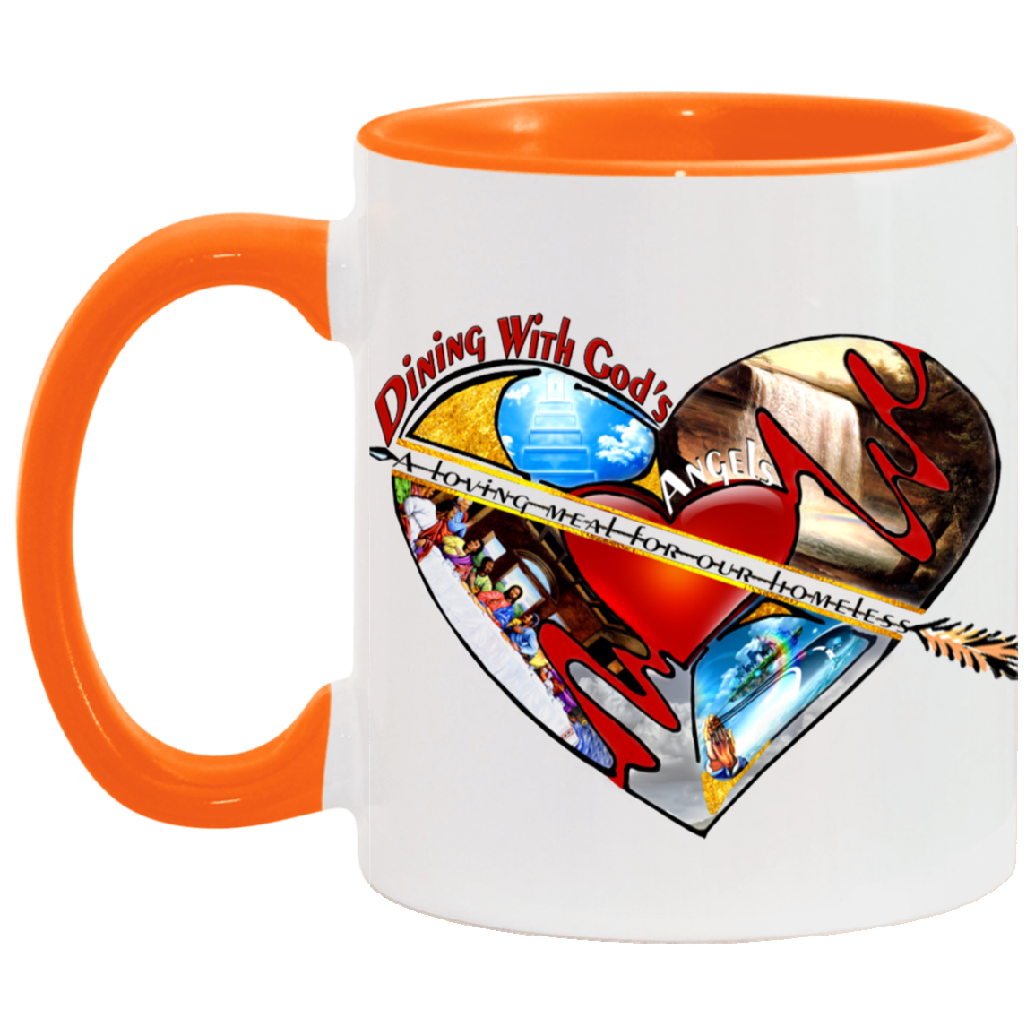 Dining with God's Angels 11oz Accent Mug