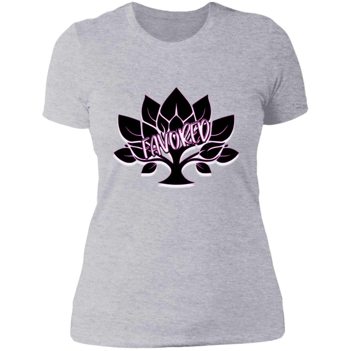 Favored Pink Ladies' Boyfriend T-Shirt