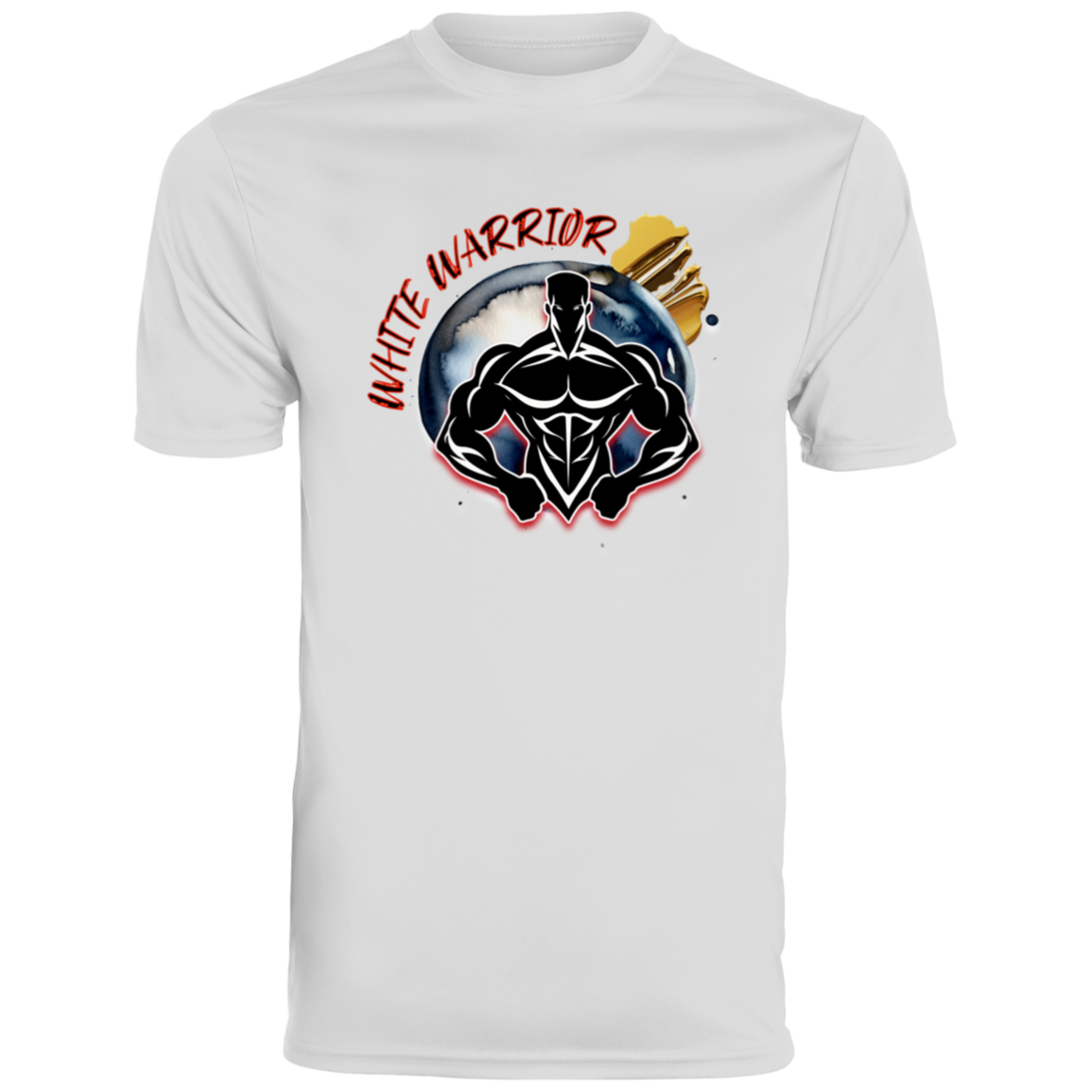 White Warrior  790 Men's Moisture-Wicking Tee