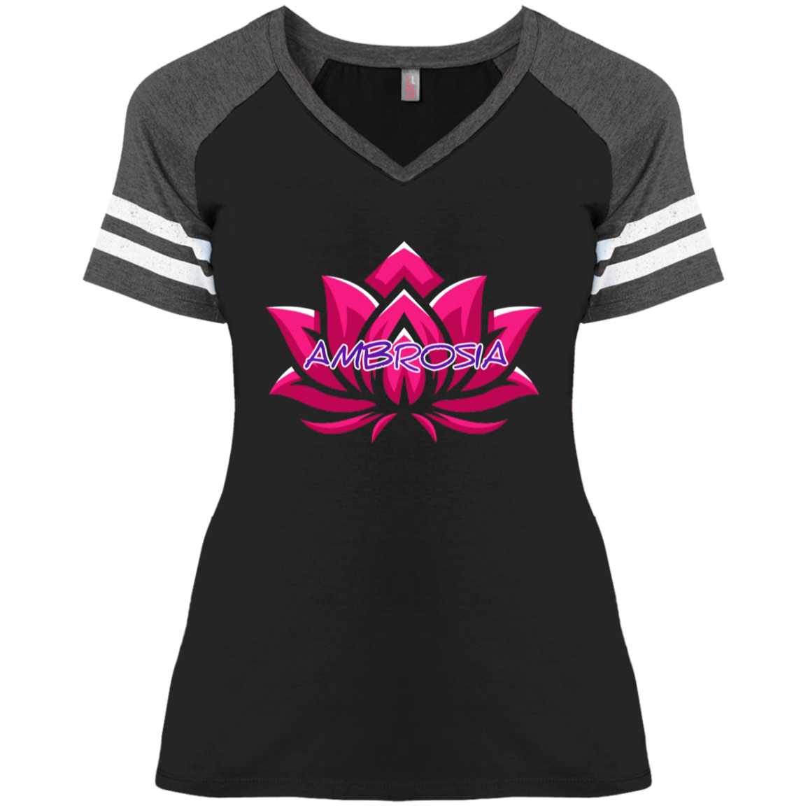 Ambrosia Ladies' Game V-Neck T-Shirt