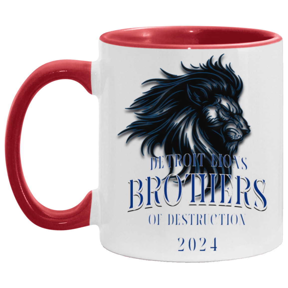 Detroit Lions Brothers of Destruction 11oz Accent Mug