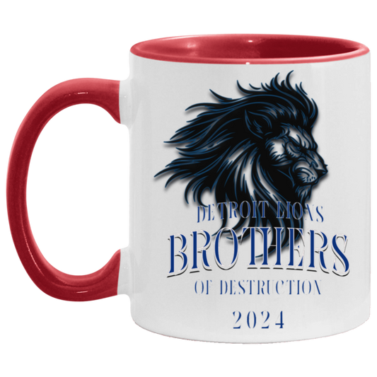 Detroit Lions Brothers of Destruction 11oz Accent Mug