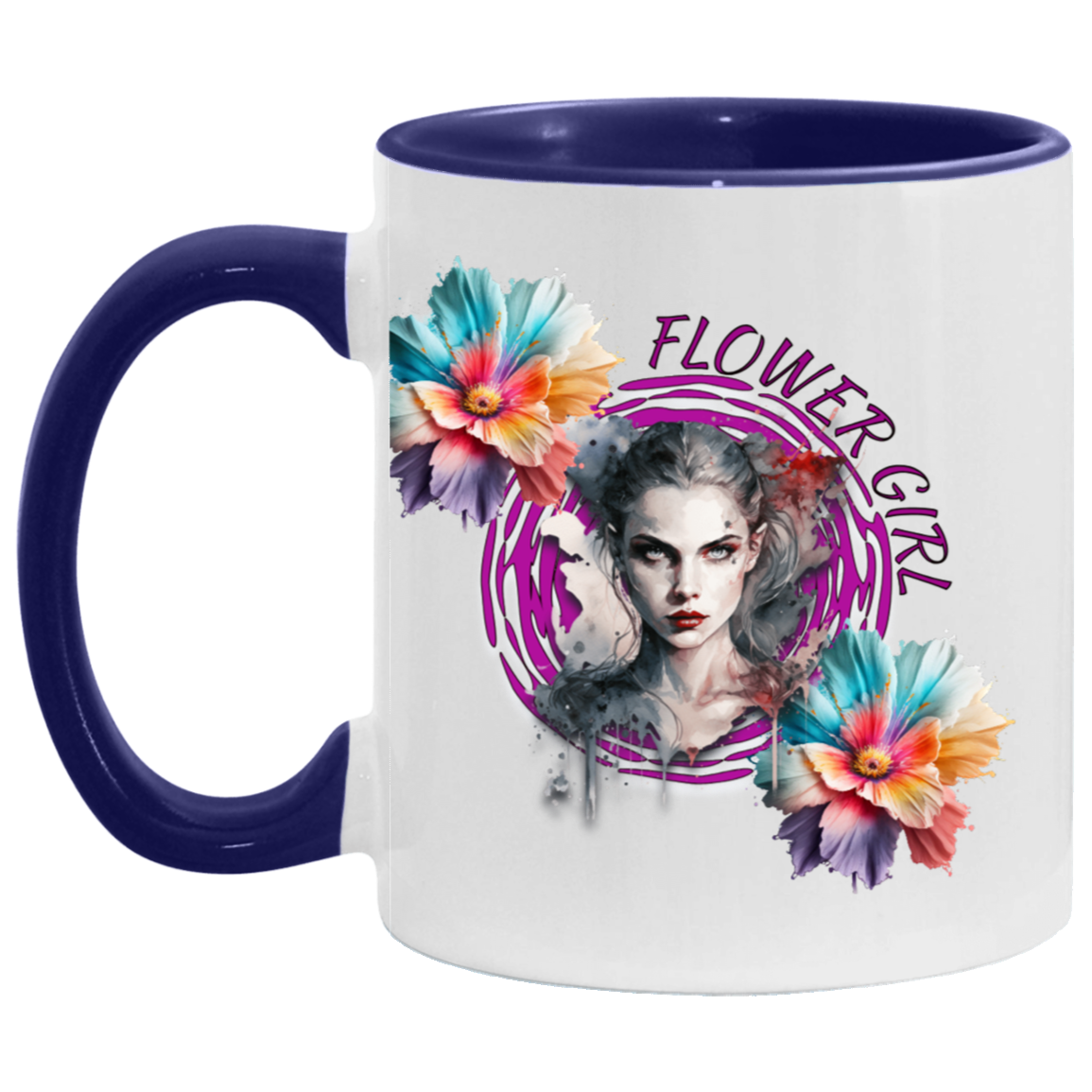 Flower Girl 11oz Accent Mug