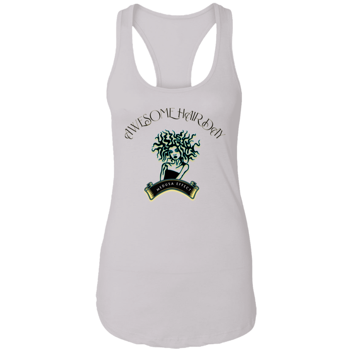 Awesome Hair Day Ladies Ideal Racerback Tank