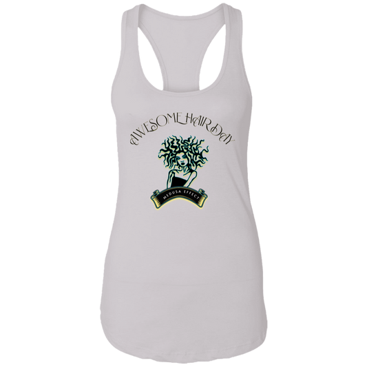 Awesome Hair Day Ladies Ideal Racerback Tank