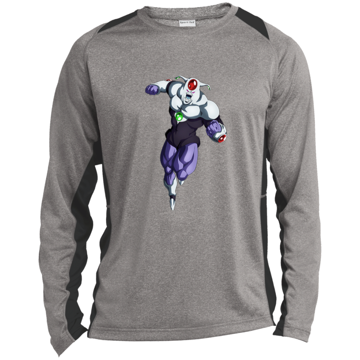 Agnilasa DBS Long Sleeve Heather Colorblock Performance Tee