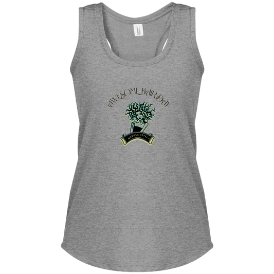 Awesome Hair Day Women's Perfect Tri Racerback Tank