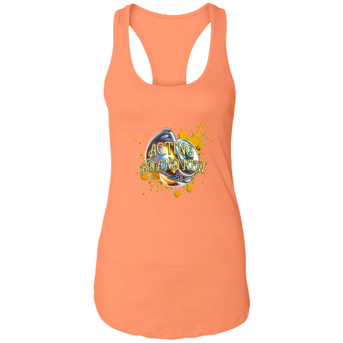 Acting Brand New Ladies Ideal Racerback Tank