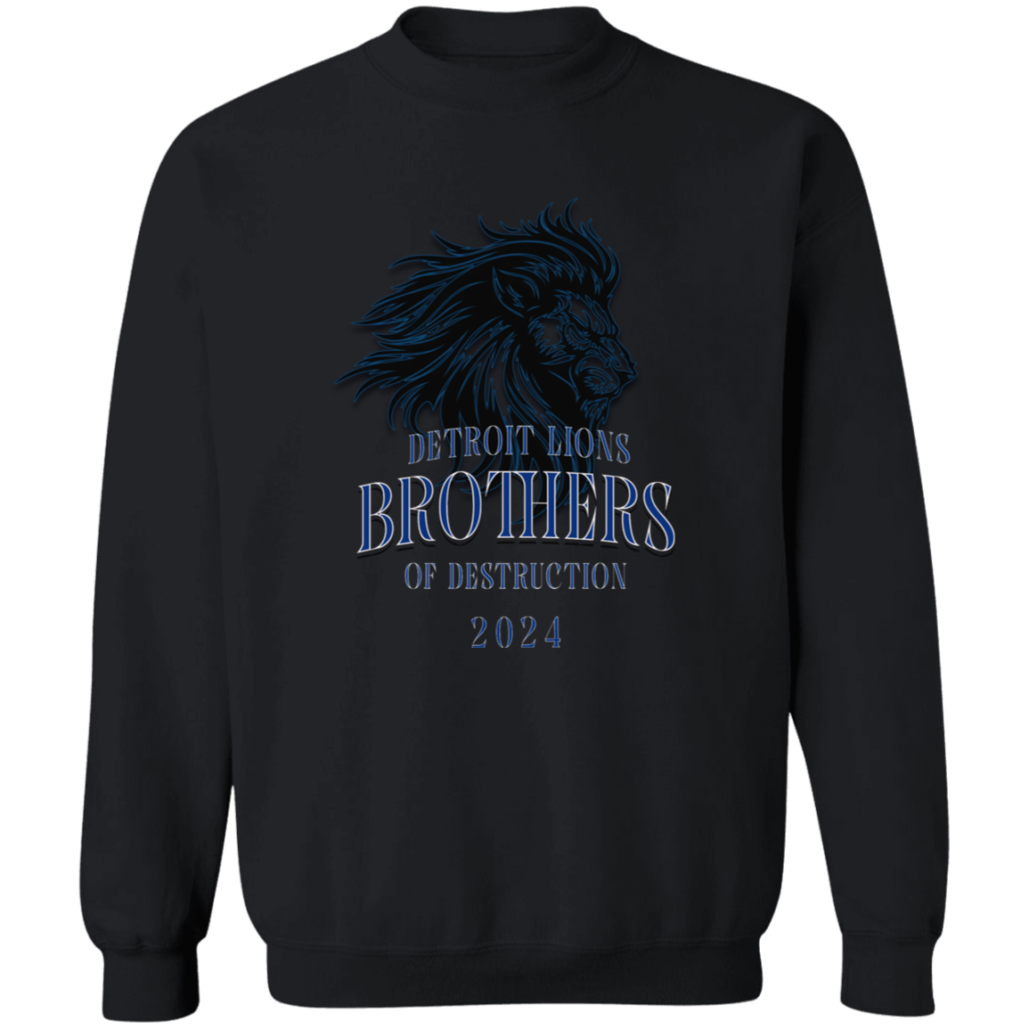 Detroit Lions Brothers of Destruction Gildan Crewneck Pullover Sweatshirt