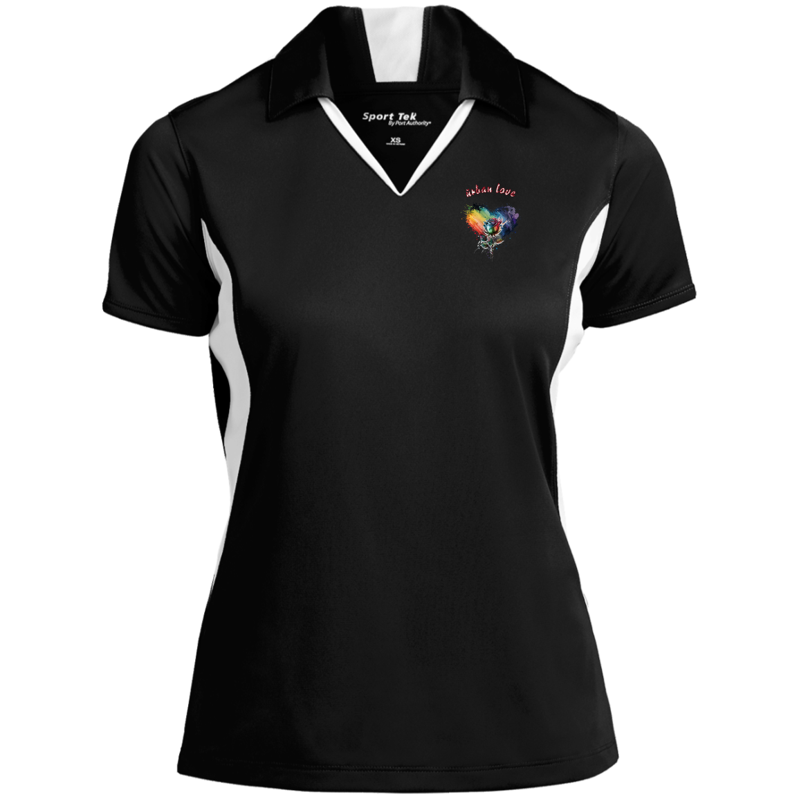 Urban Love Ladies' Colorblock Performance Polo