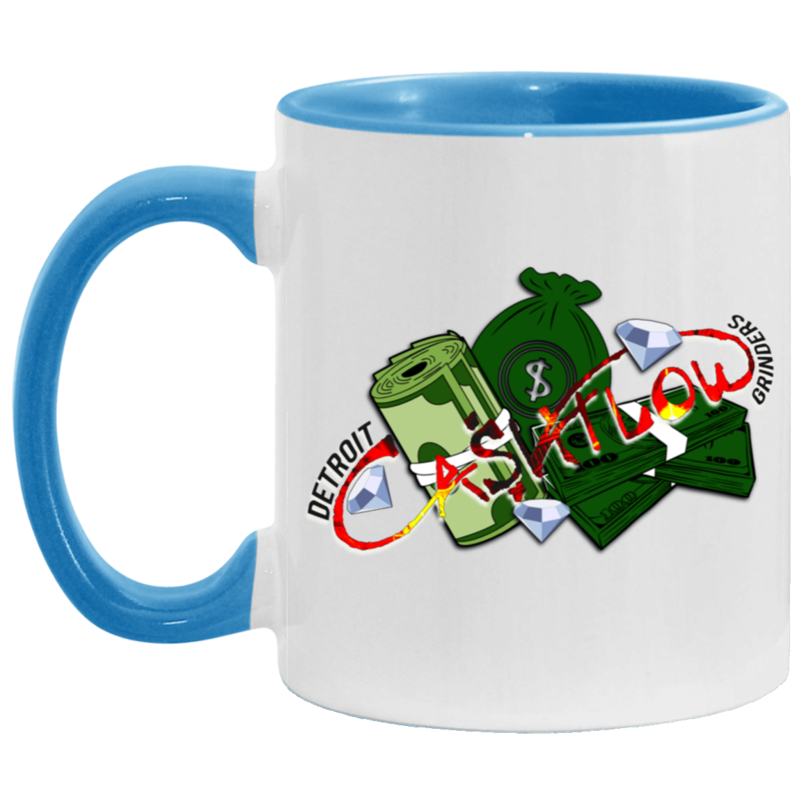 Detroit Cashflow Grinders 11oz Accent Mug