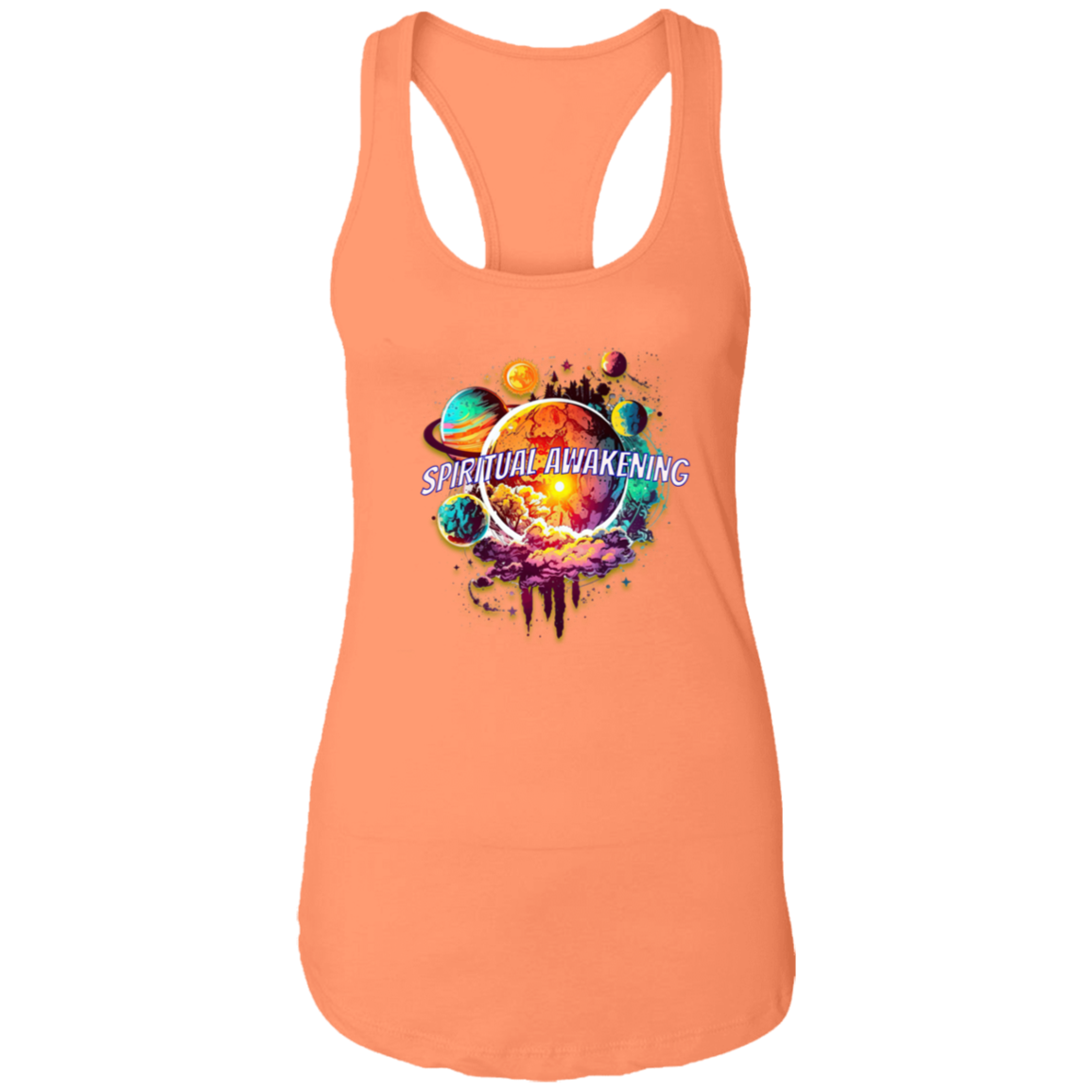 Spiritual Awakening Ladies Ideal Racerback Tank