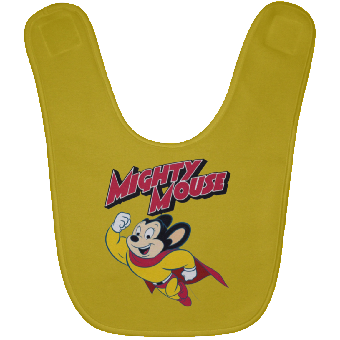 Mighty Mouse Baby Bib