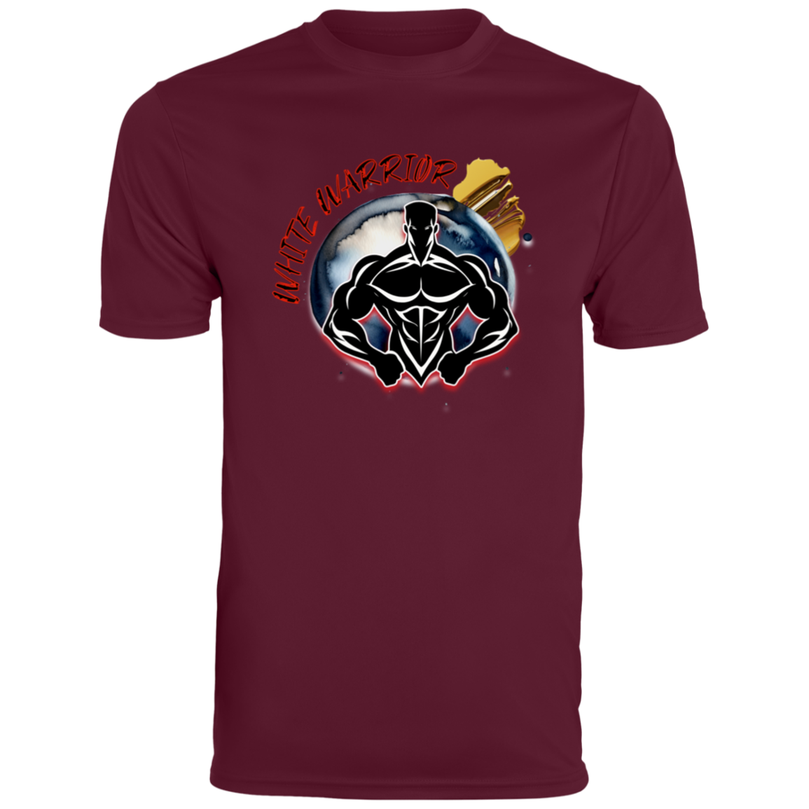 White Warrior  790 Men's Moisture-Wicking Tee