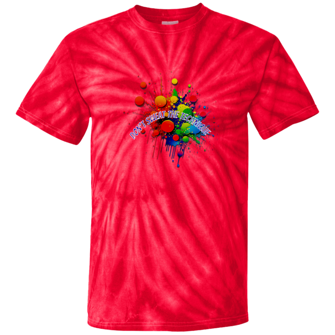 Respect the Technique 100% Cotton Tie Dye T-Shirt