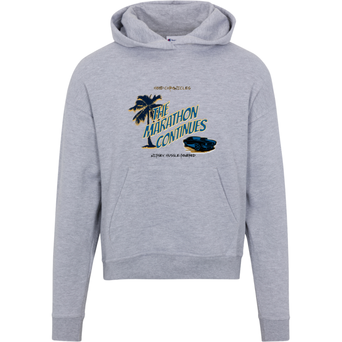 The Marathon Continues Champion Womens Powerblend Hoodie